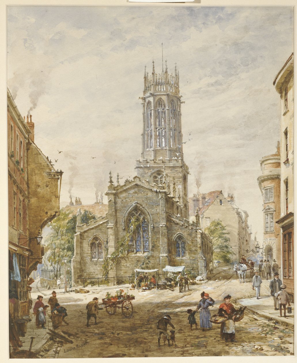 All Saints Pavement, York av Louise Ingram Rayner