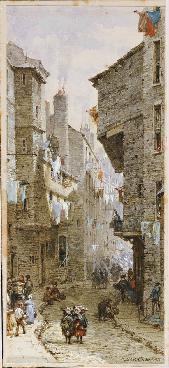 Gatebilde i Edinburgh av Louise Ingram Rayner