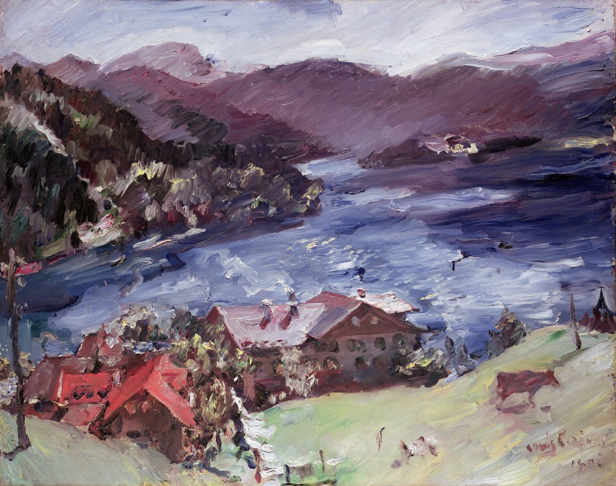 Walchensee, 1921 av Lovis Corinth
