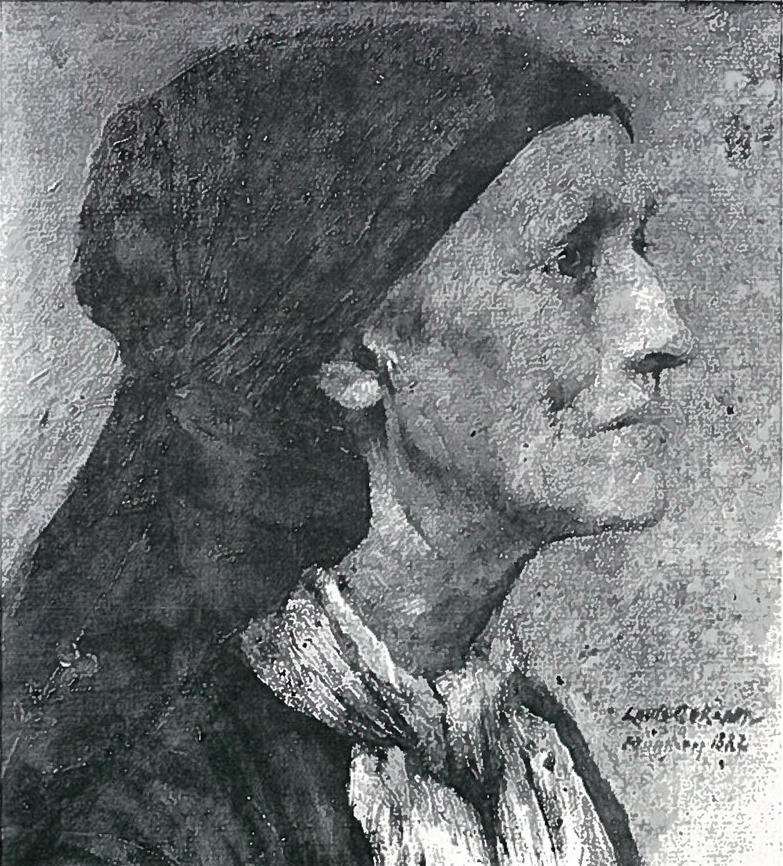 Alte Frau av Lovis Corinth