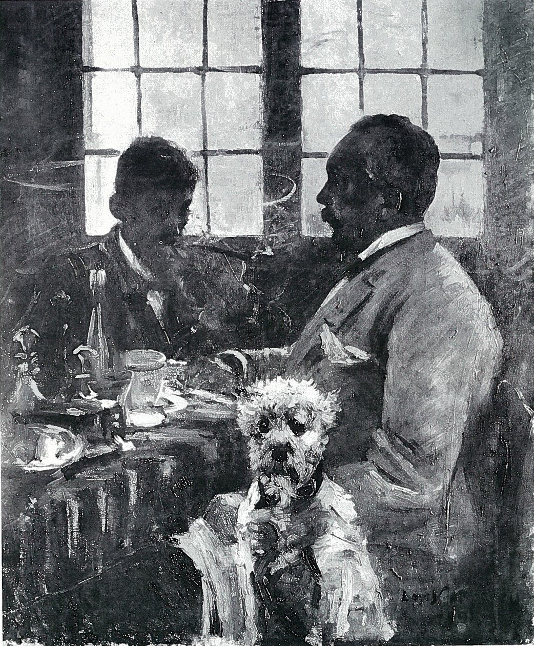 Er Fruhstuckstischn av Lovis Corinth