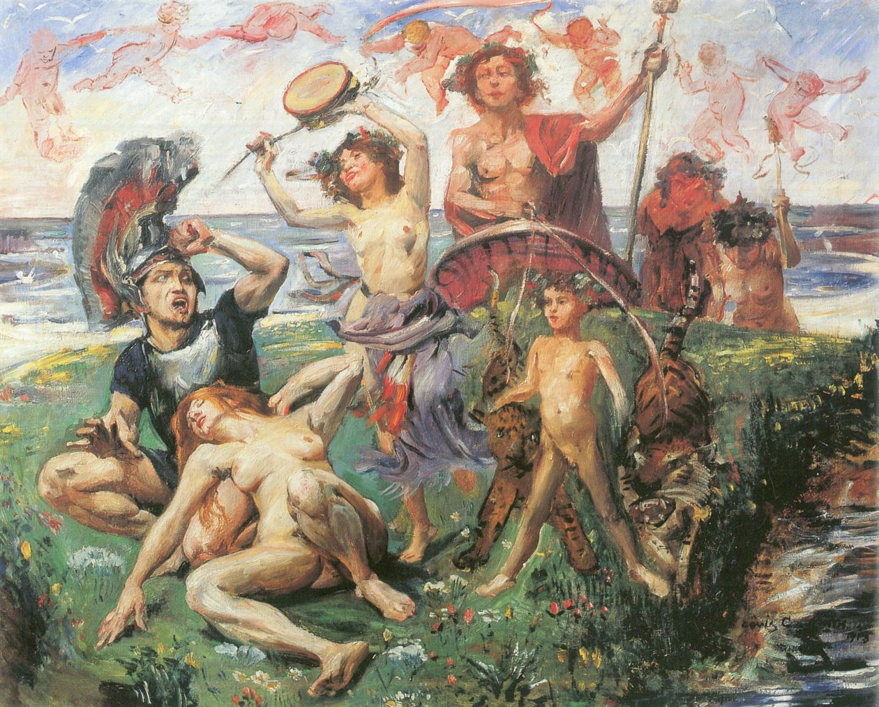 Ariadne på Naxos av Lovis Corinth