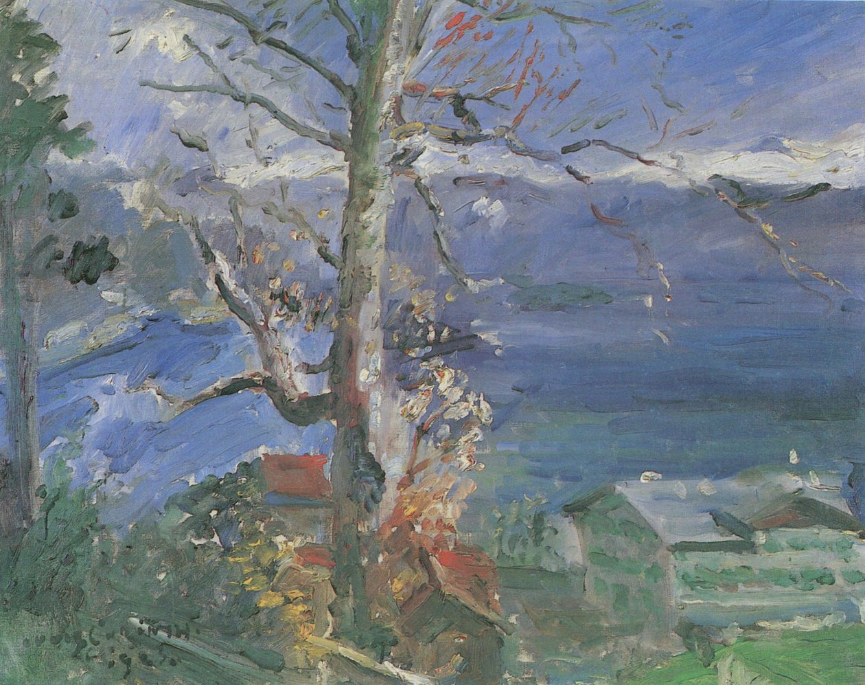 Treet ved Walchensee av Lovis Corinth