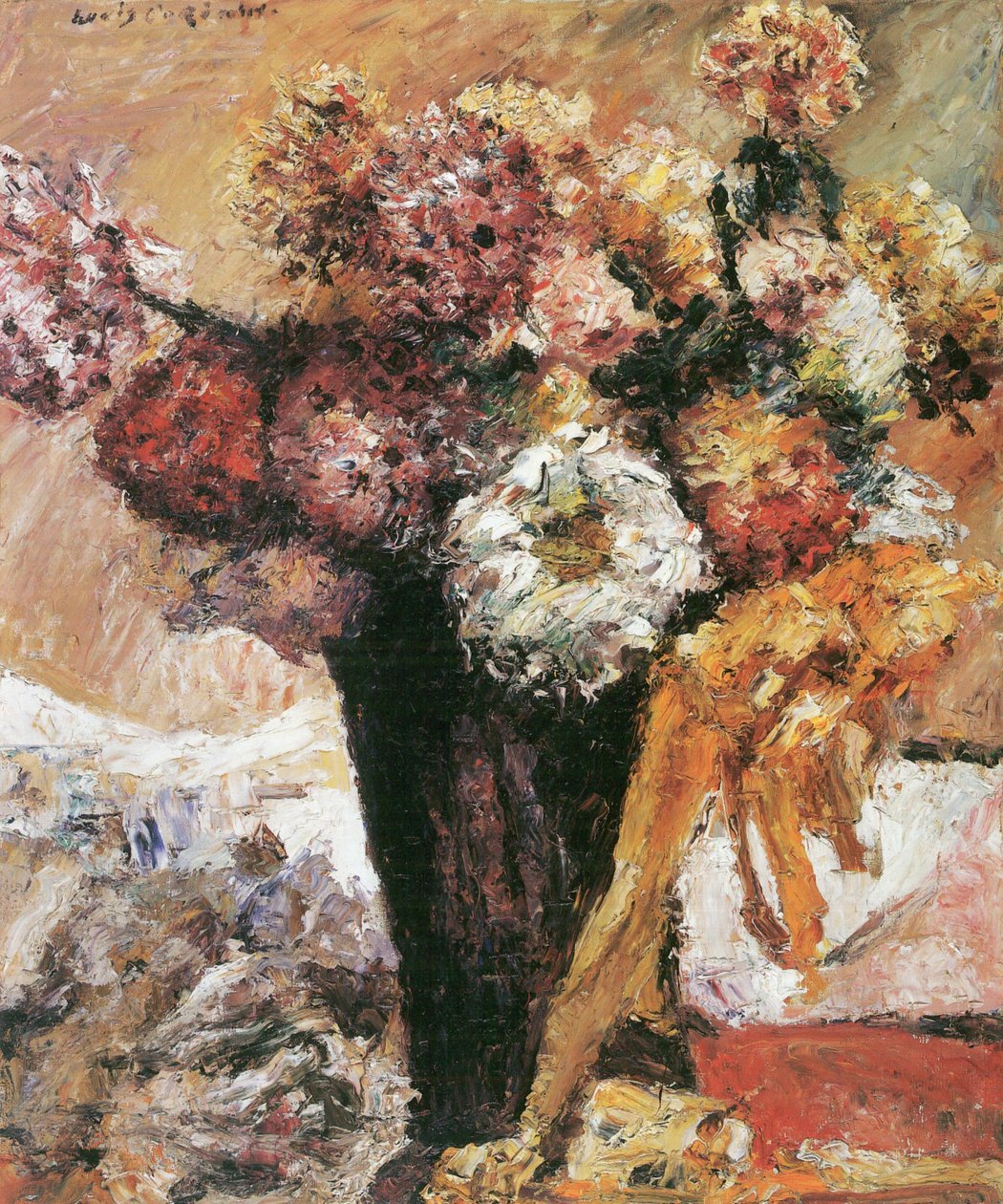 Chrysanthemums IIn av Lovis Corinth
