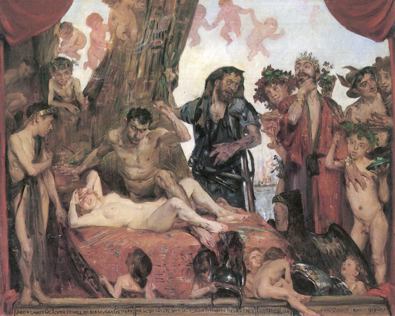 Den homeriske latteren av Lovis Corinth