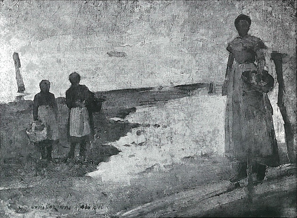 Tre fiskerjenter av Lovis Corinth