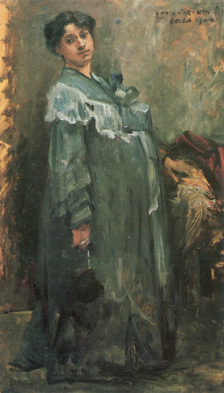 I en silkekåpe av Lovis Corinth