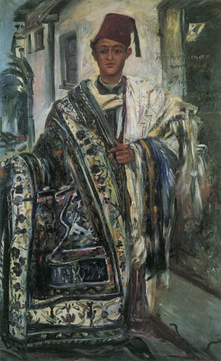 Orientalske teppeforhandlere av Lovis Corinth