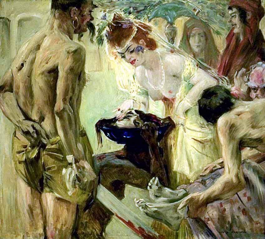 Salome, versjon I. av Lovis Corinth