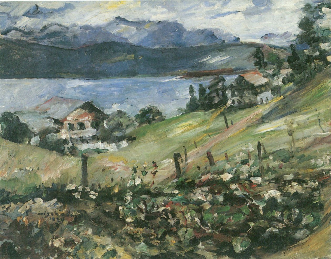 Walchensee, Gemusegartenn av Lovis Corinth