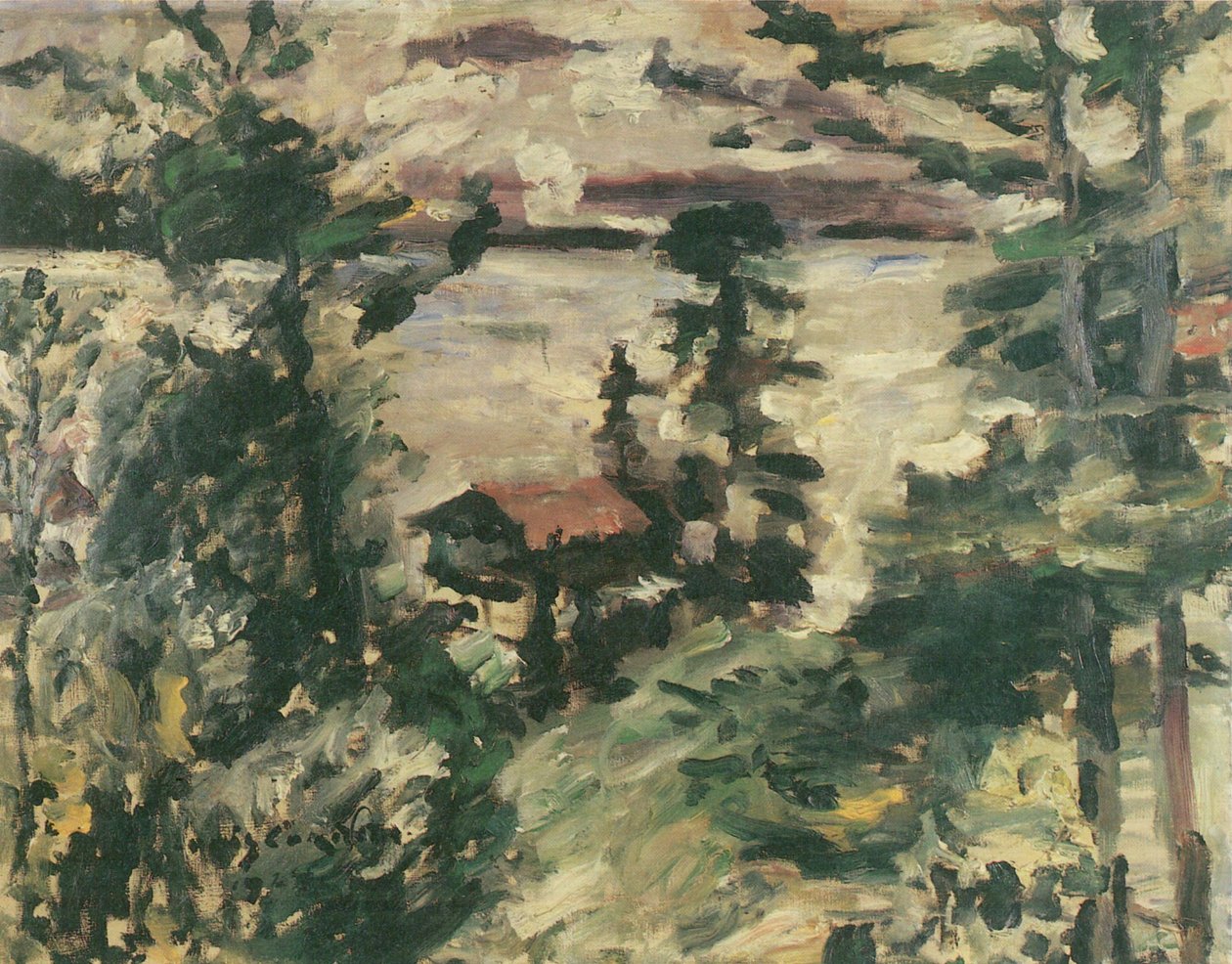 Walchensee, morgentåker av Lovis Corinth