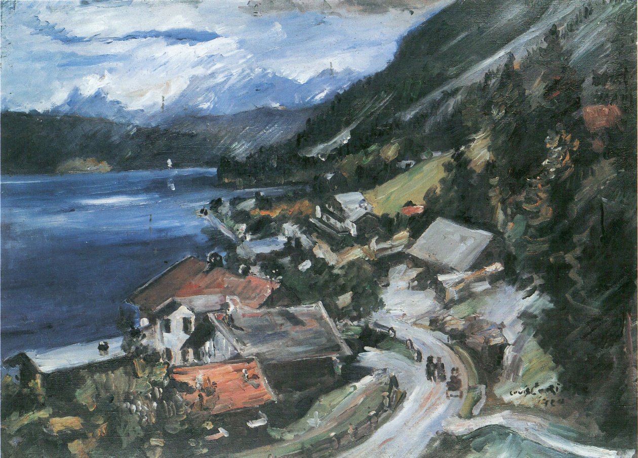Walchensee, serpentiner av Lovis Corinth