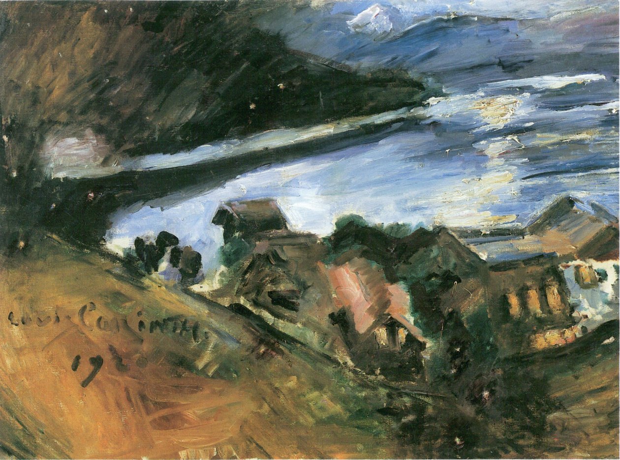 Walchensee ved måneskinn av Lovis Corinth