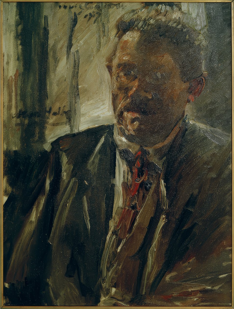 Portrett av Max Halbe av Lovis Corinth