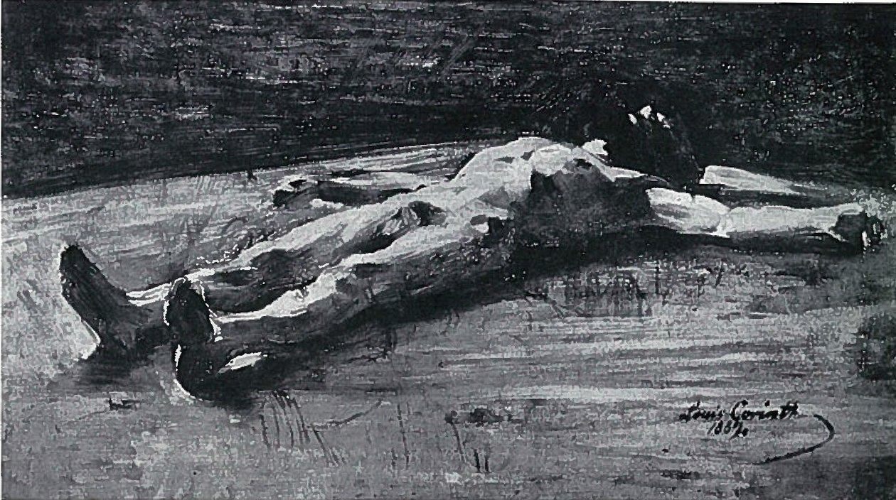 Kristi lik, forarbeid til Pieta BC 61n av Lovis Corinth