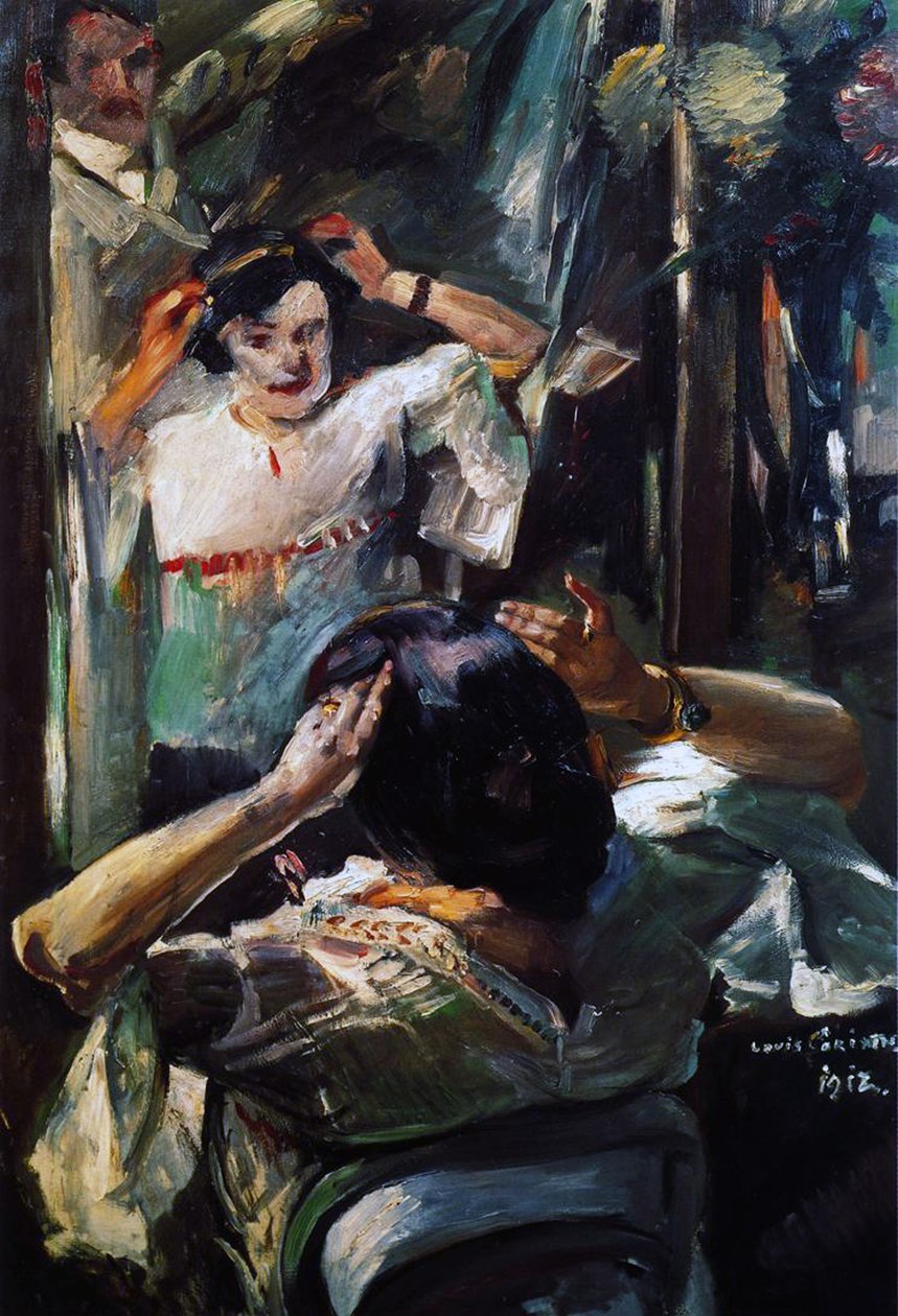 The Mirror, 1912 av Lovis Corinth