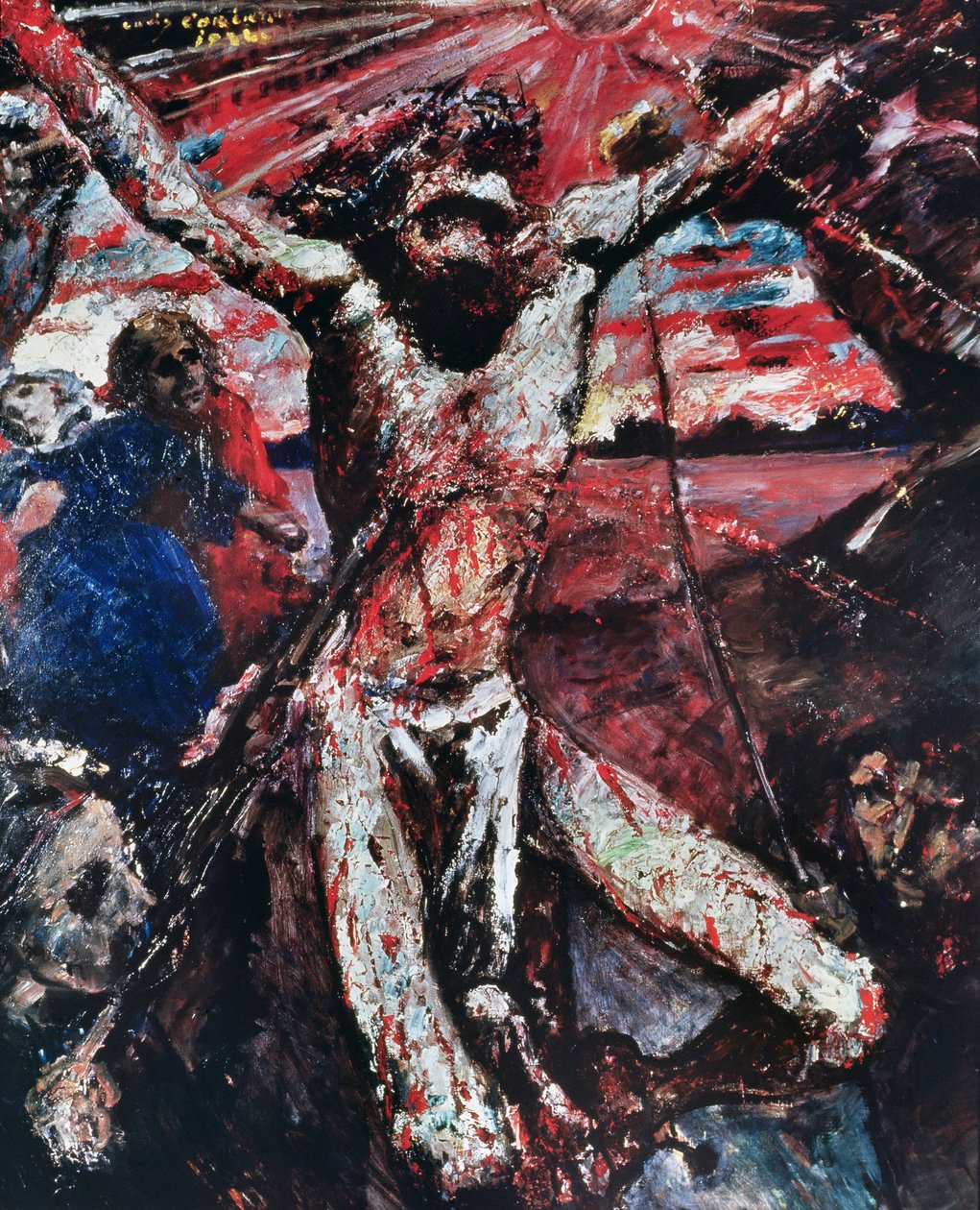 Den røde Kristus, 1922 av Lovis Corinth