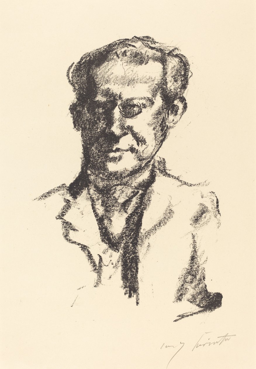 Arno Holz, 1922. av Lovis Corinth