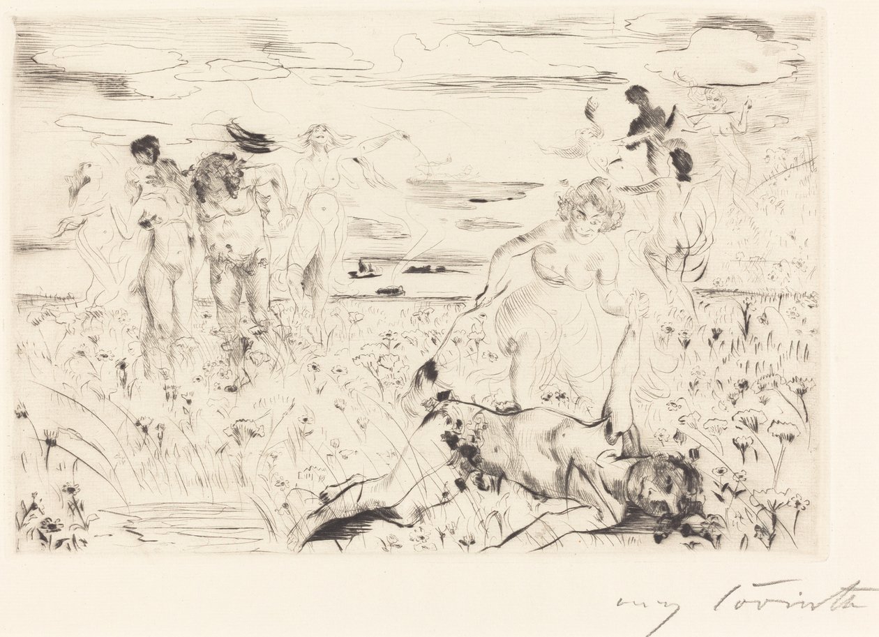 Bachnal, 1914. av Lovis Corinth