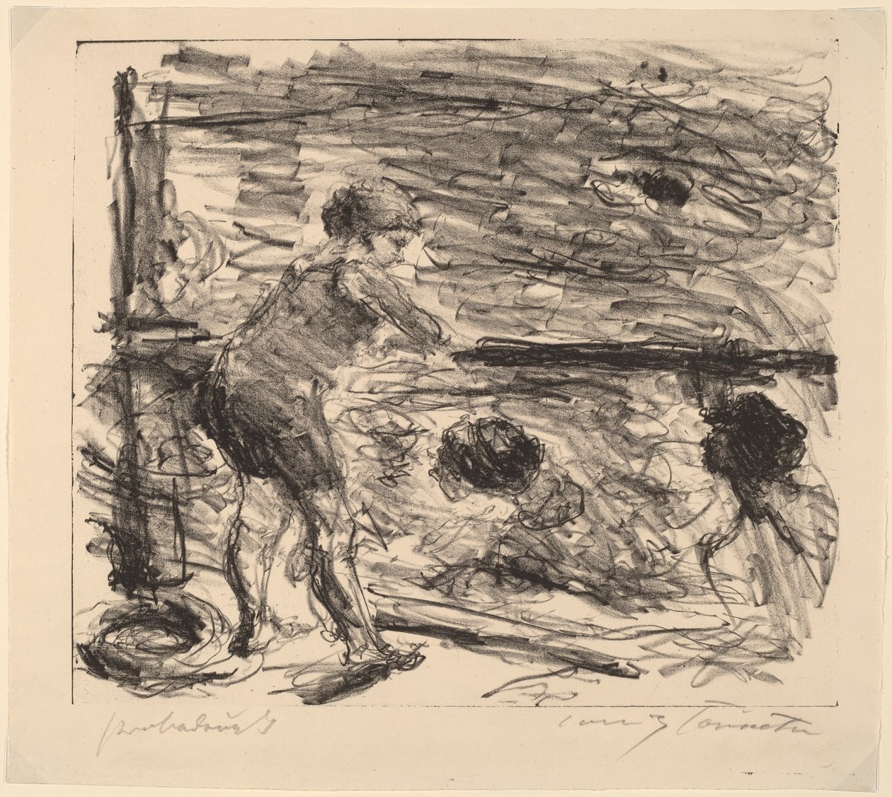 Badeanstalt (Badehuset) av Lovis Corinth