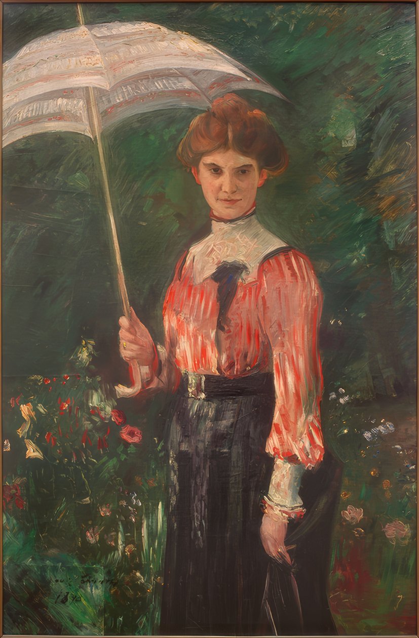 Fru Halbe av Lovis Corinth