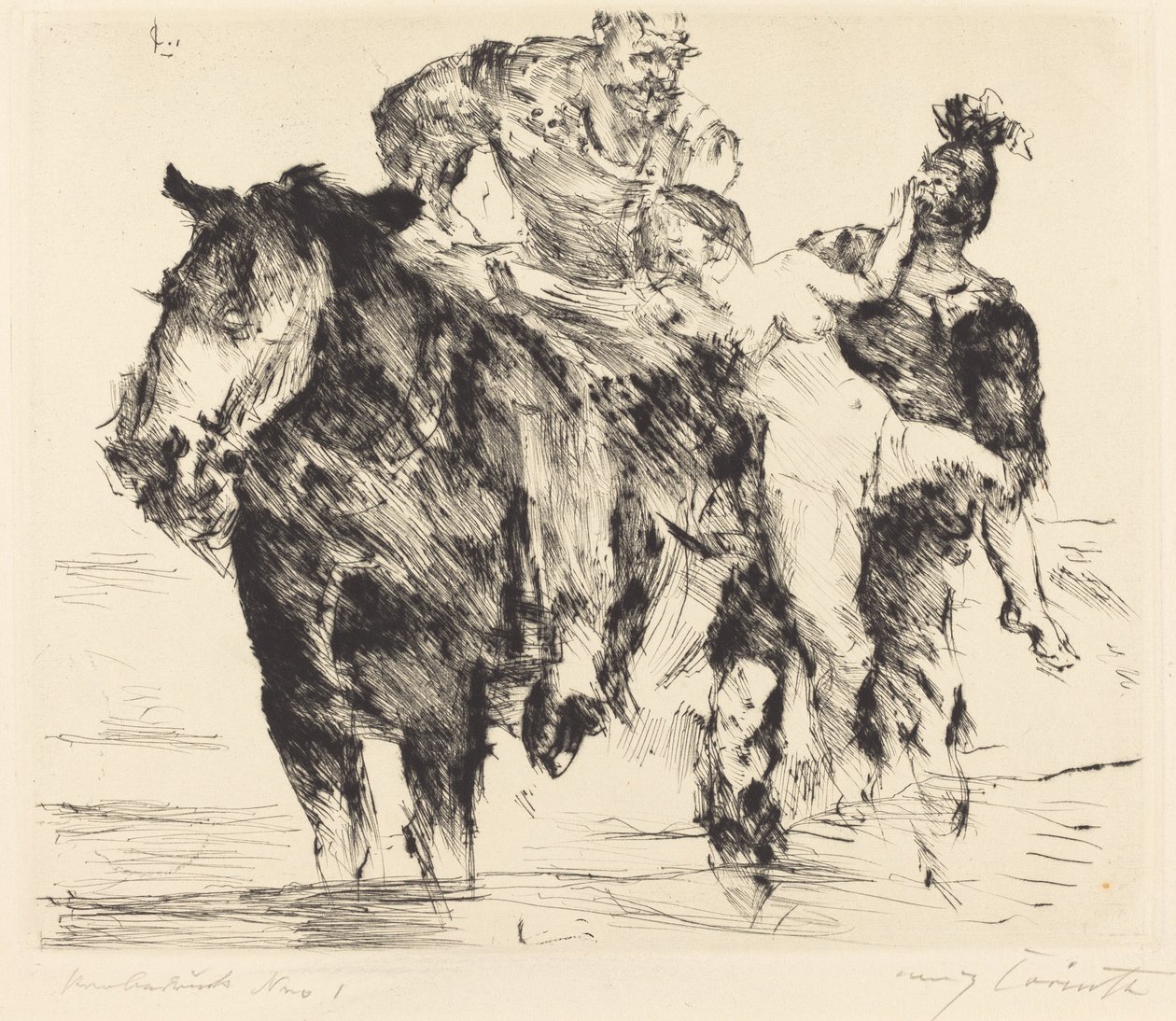 kvinneraner (voldtekt) av Lovis Corinth