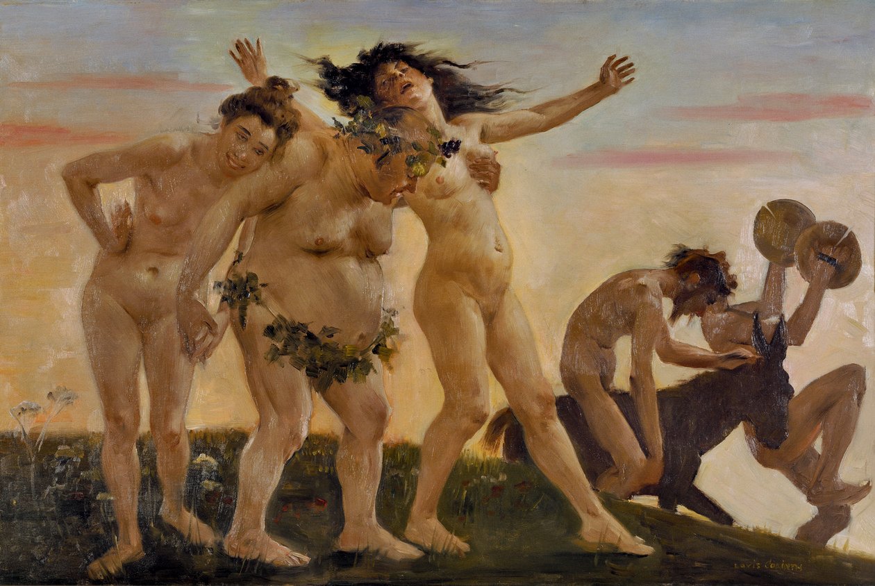 Hjemkomst Bacchantes av Lovis Corinth