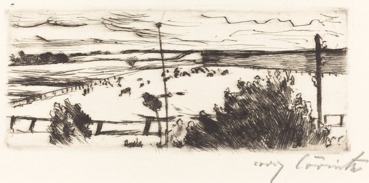 Kyst (sjølandskap) av Lovis Corinth