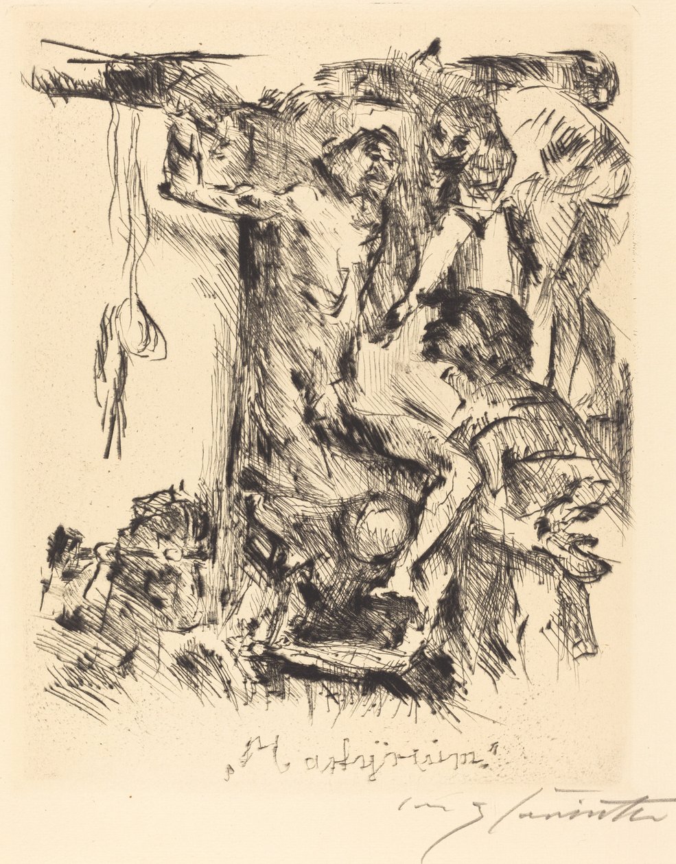 Martyrium Martyrium, 1921. av Lovis Corinth