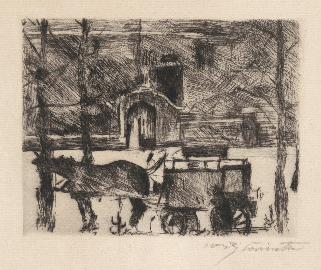 Melkevogn av Lovis Corinth