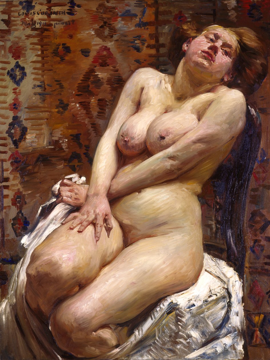 Nana, naken kvinne av Lovis Corinth