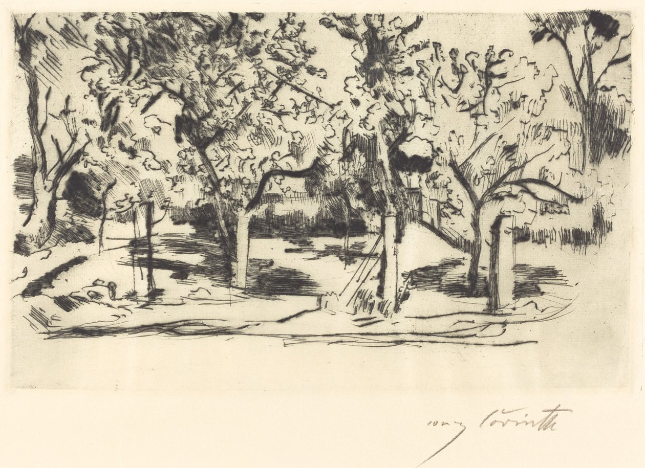 Orchard Orchard, 1918. av Lovis Corinth