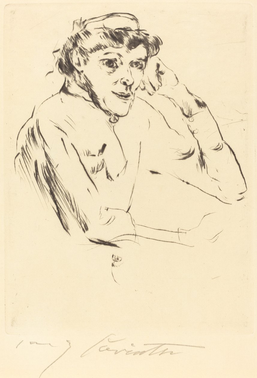 Sykepleier, 1914. av Lovis Corinth