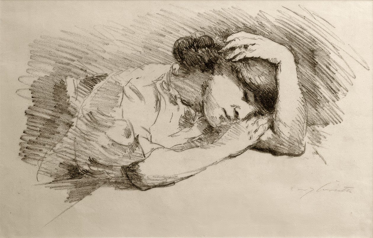 Sover av Lovis Corinth