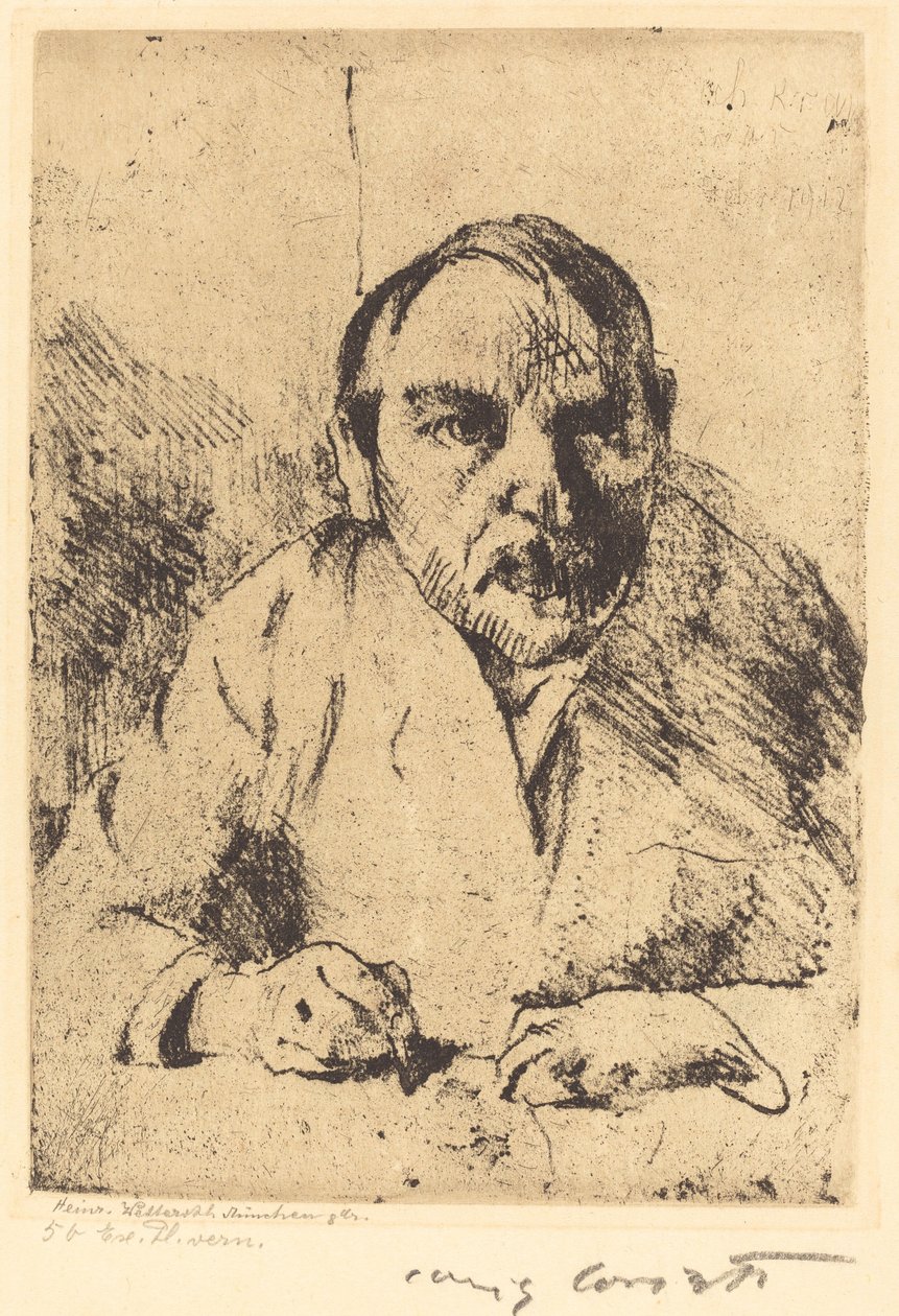 Selvportrett, 1912. av Lovis Corinth