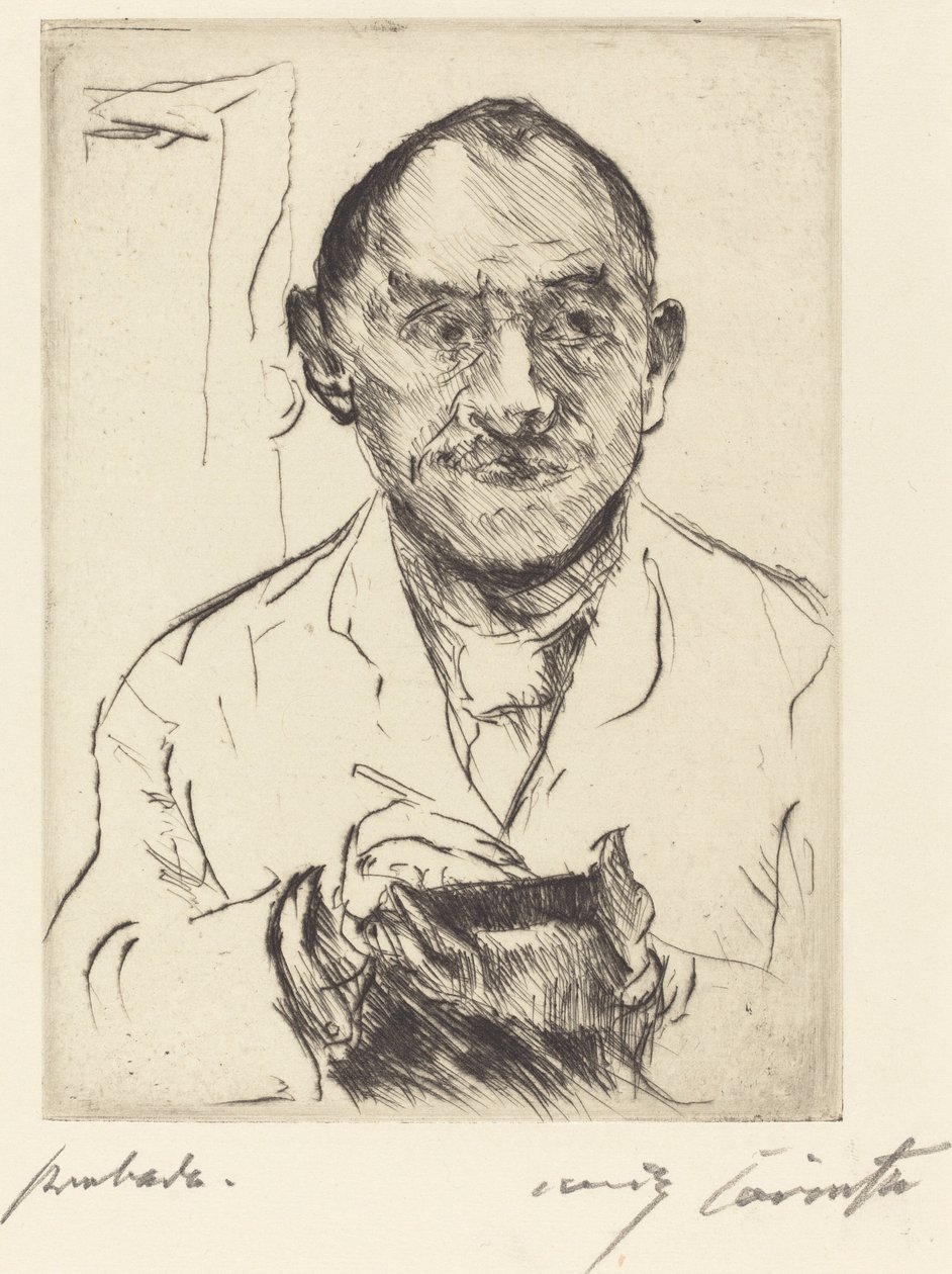Selbstbildnis Self-Portrait, 1915.    1143480   no       norwegian Successfully Translated  Original: Dead Wildfowl and a Huntsmans Net. Trompe loeil Translat: Dead Wildfowl and a Huntsman