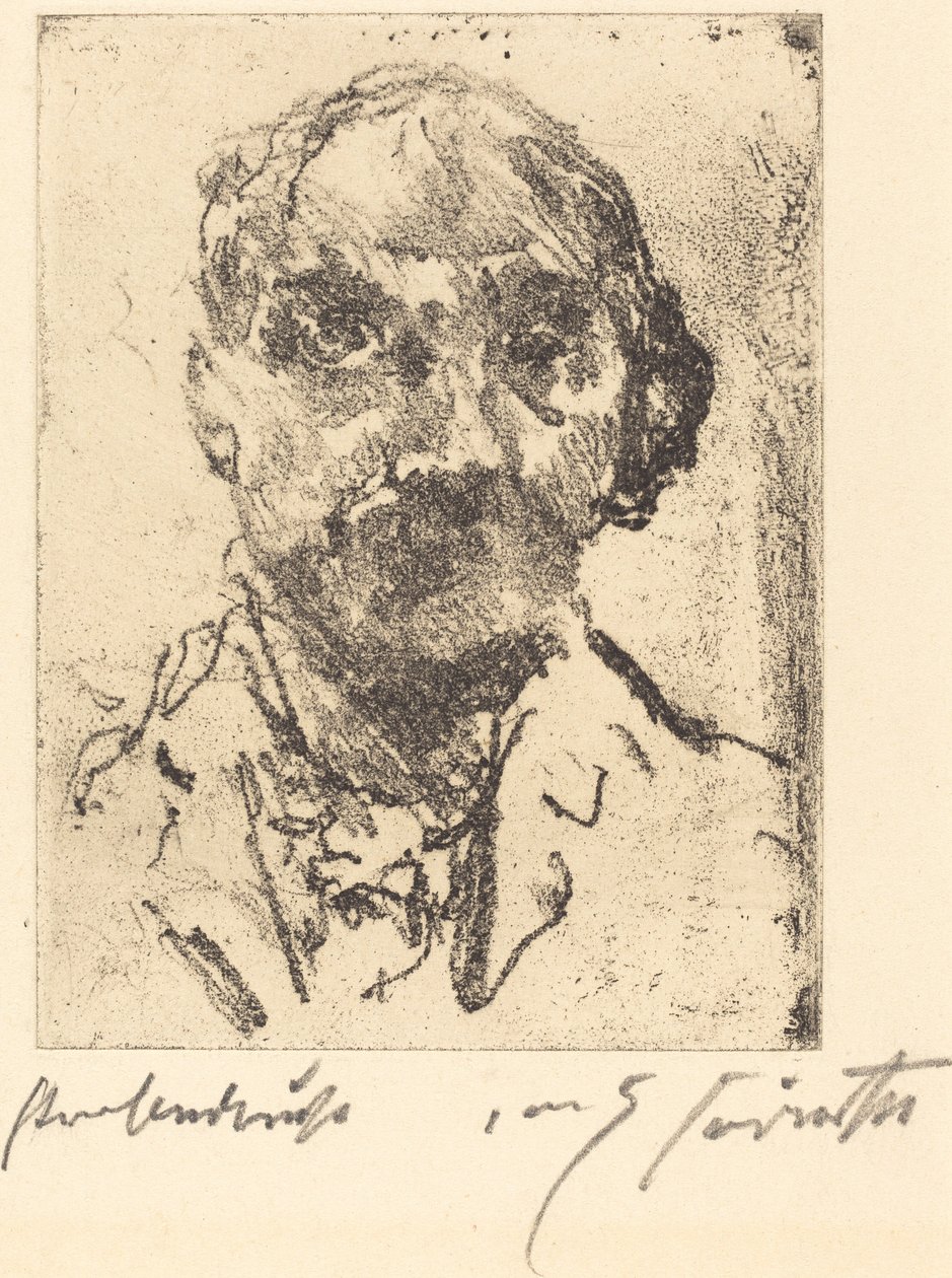 Selvportrett, 19211922. av Lovis Corinth