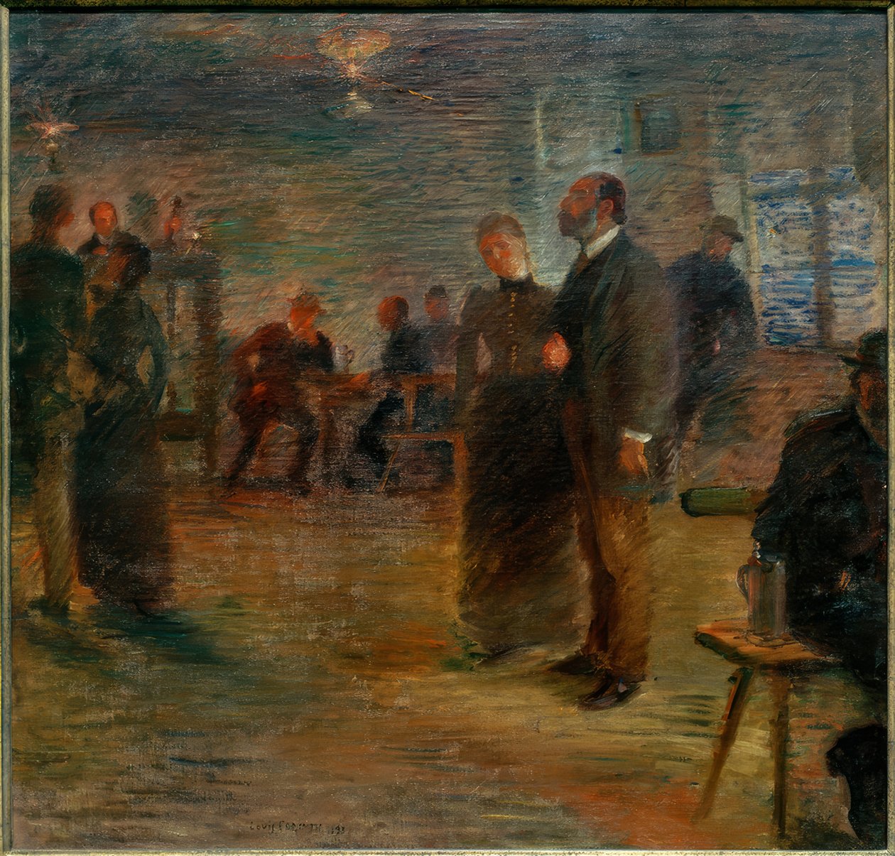 Dansepause på Leistikow av Lovis Corinth