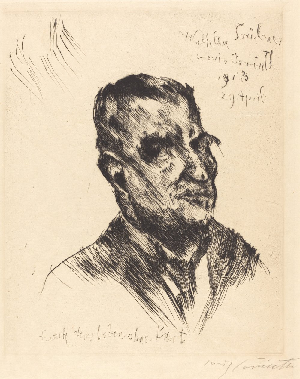 Wilhelm Trübner av Lovis Corinth