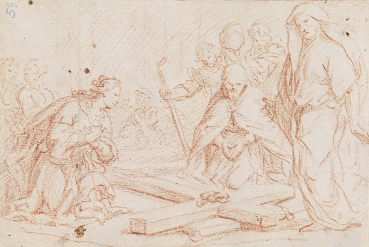 Funnet av korset av Luca Giordano