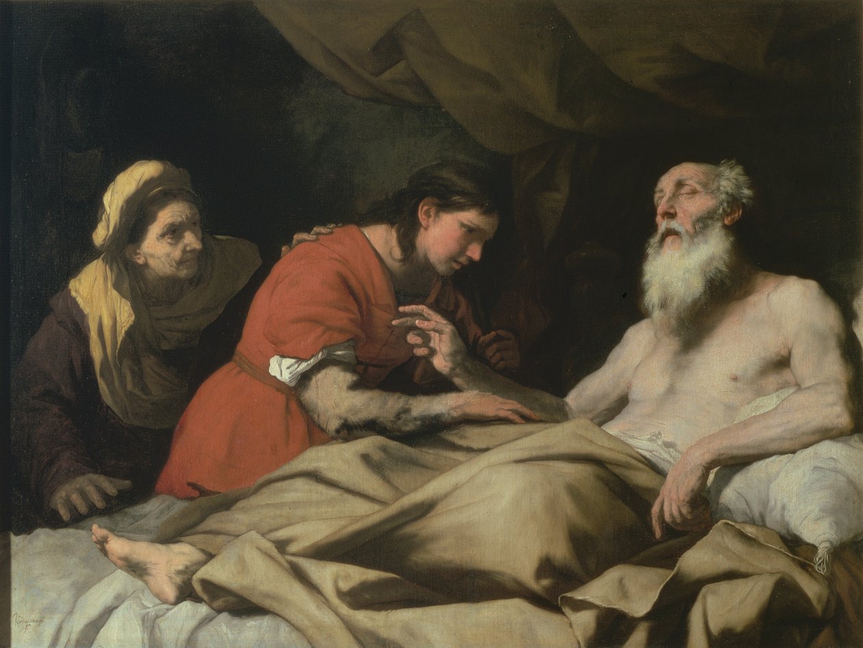 Isak velsigner Jakob av Luca Giordano