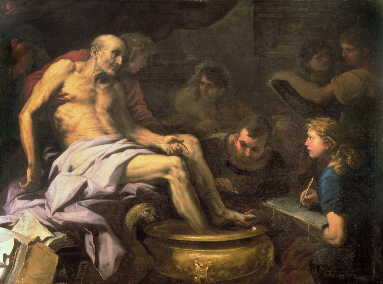 Senecas død av Luca Giordano