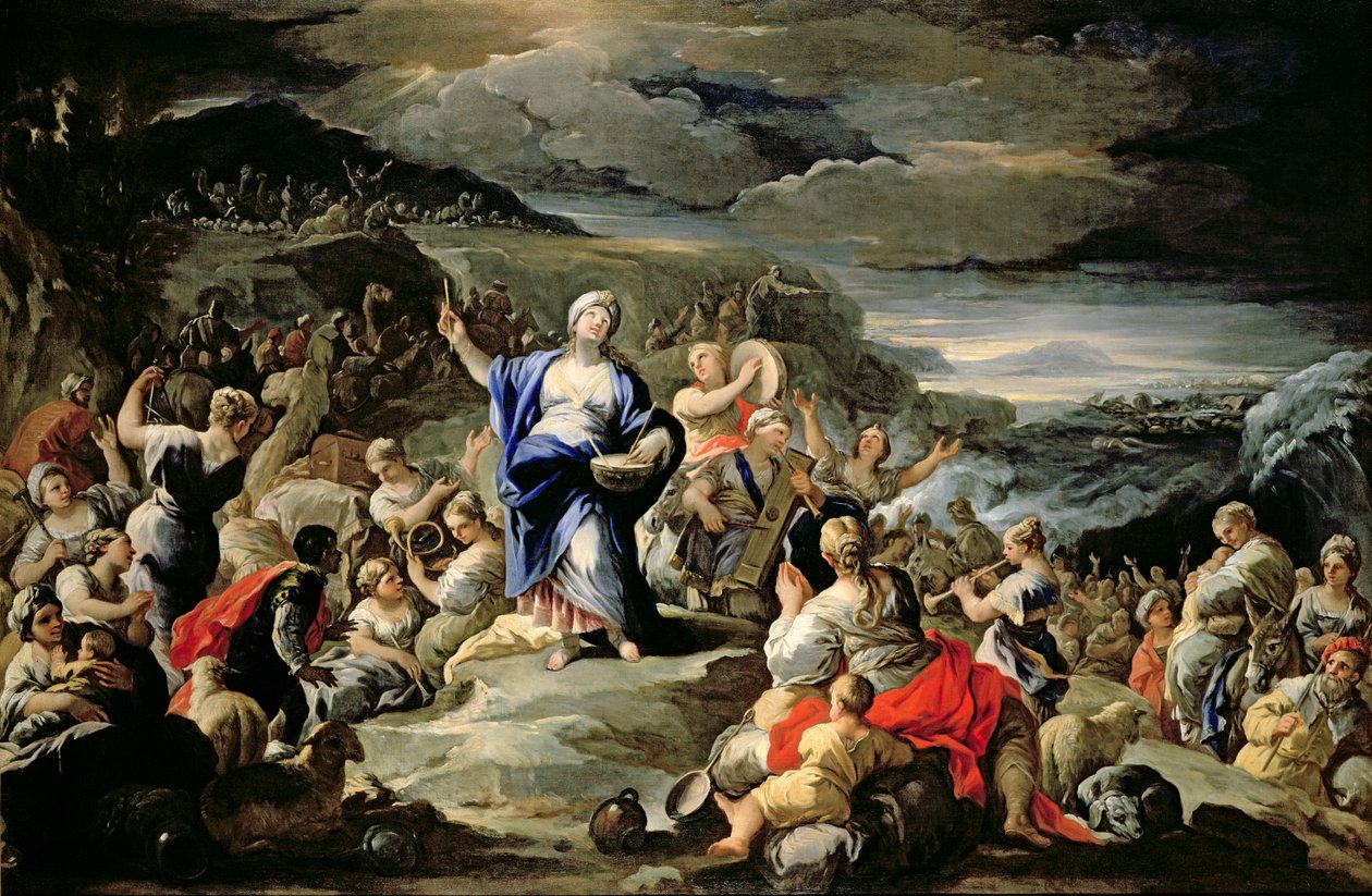 Sangen om Miriam av Luca Giordano