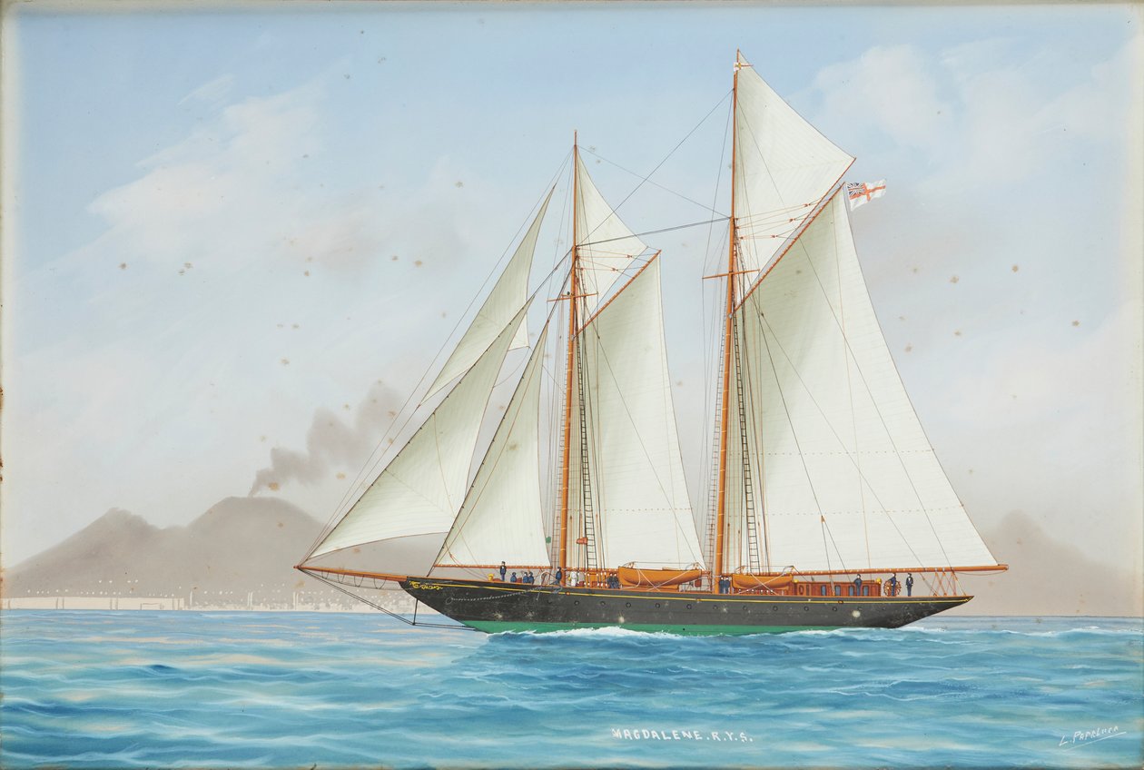 Magdalene RYS Off Napoli (gouache) av Luca Papaluca