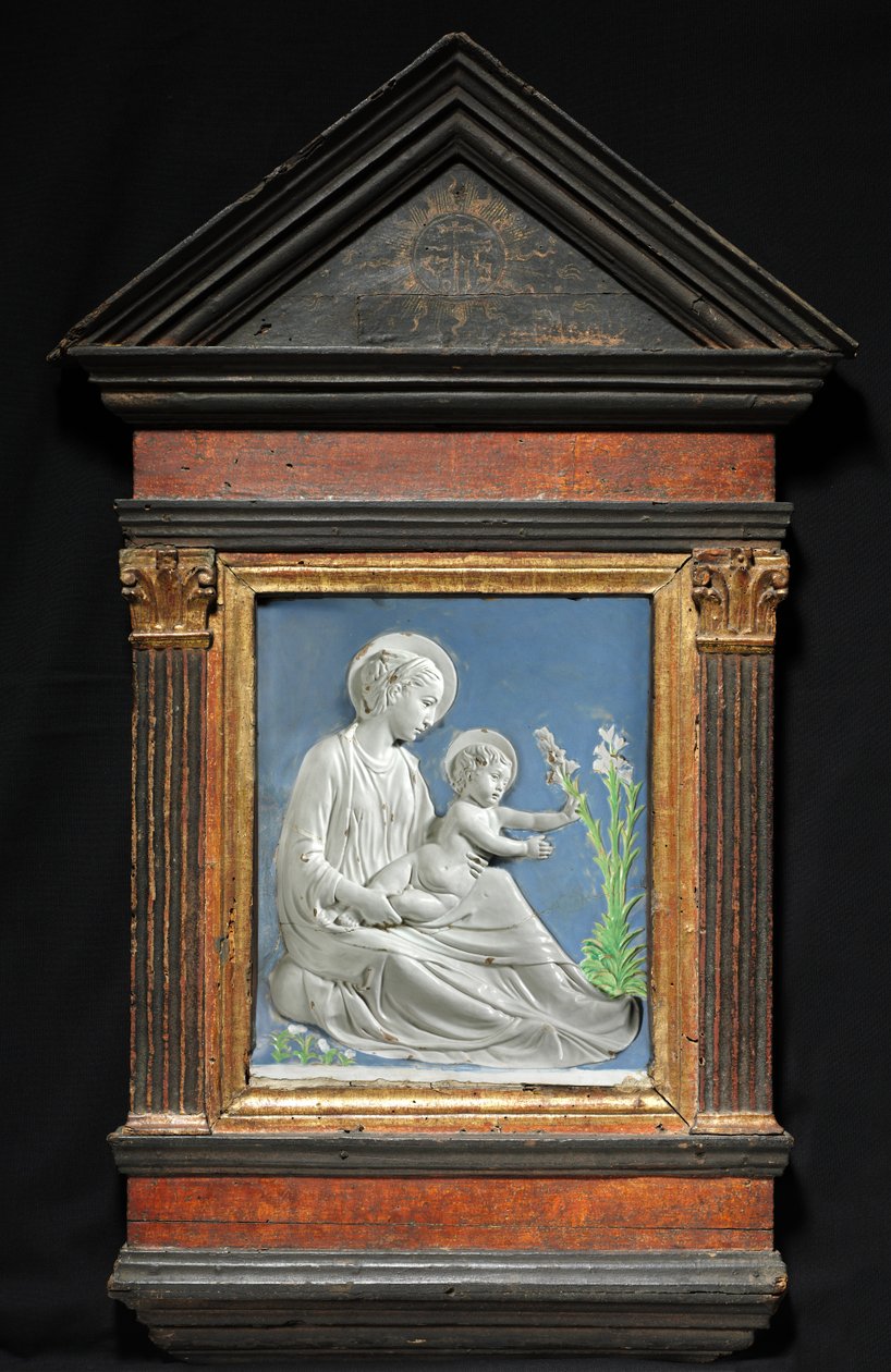 Madonna og barn, ca. 1460-1470. av Luca Della Robbia