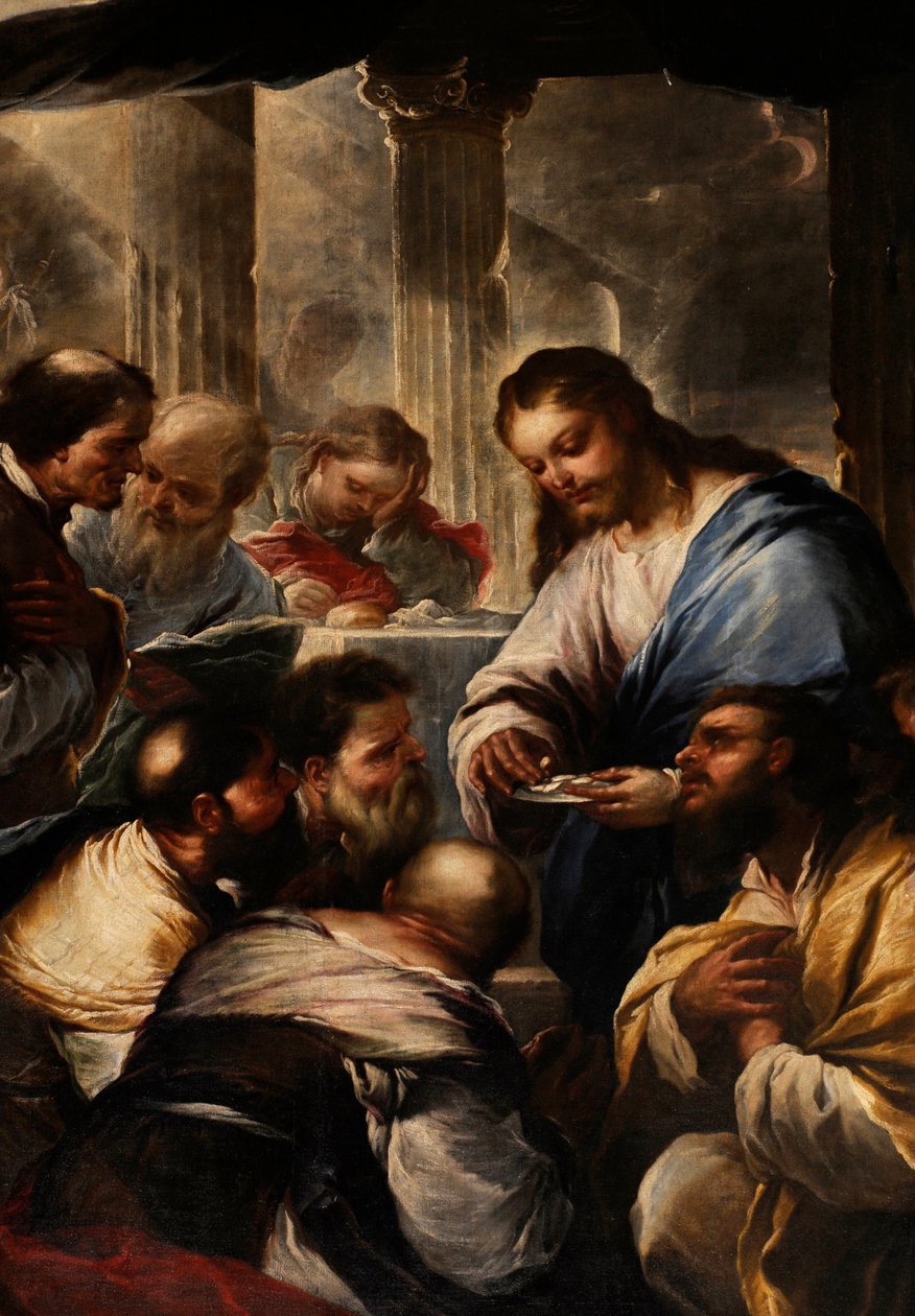 Apostlenes nattverd av Luca Giordano