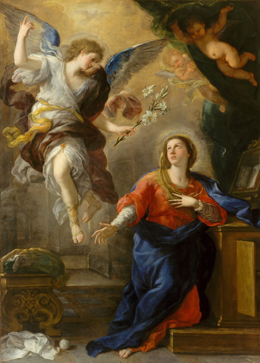 Bebudelsen, 1672. av Luca Giordano