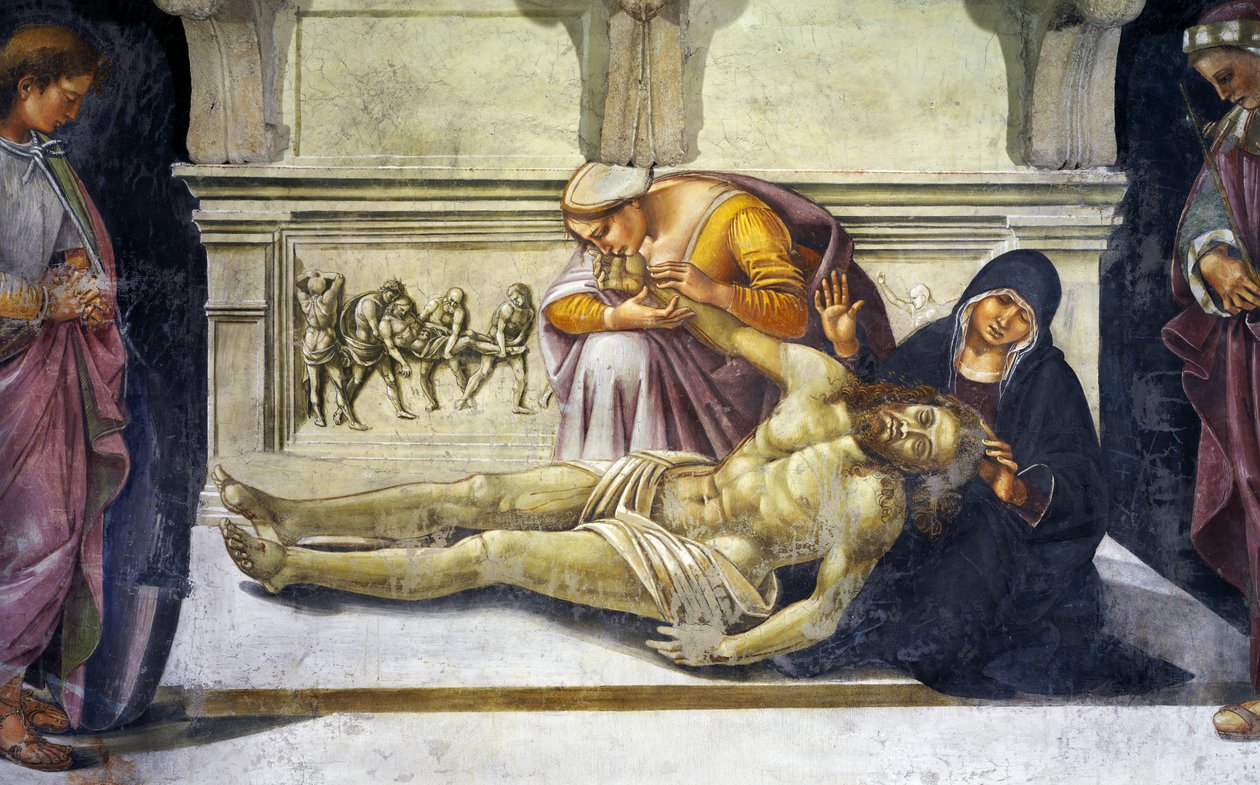 Klagesang over den døde Kristus av Luca Signorelli