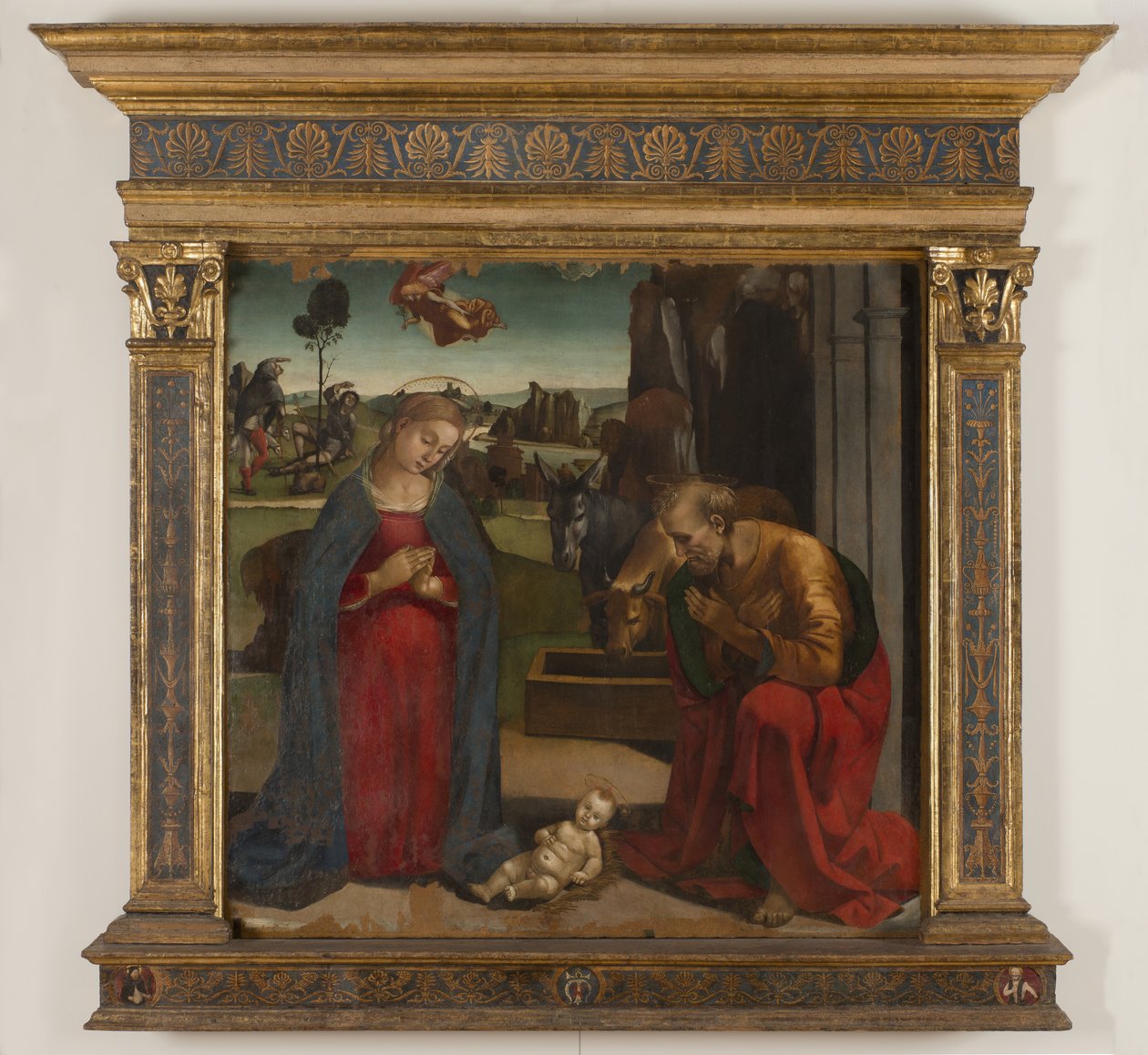 Jesu fødsel, 1497-98 av Luca Signorelli