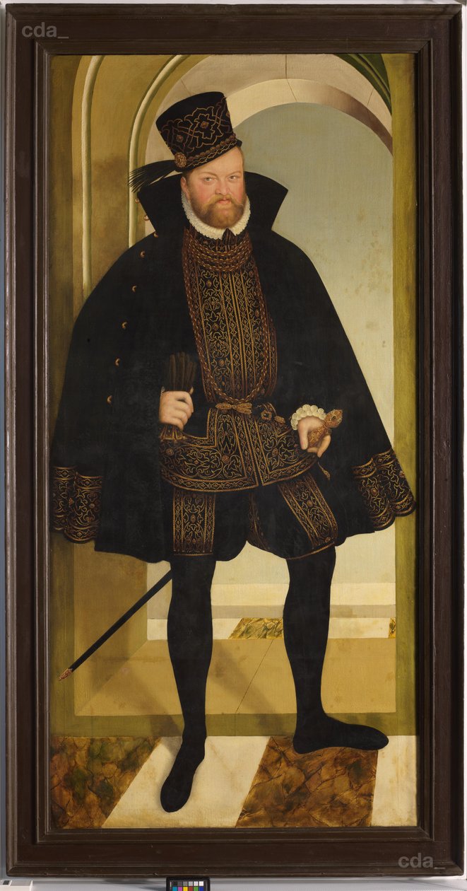 Portrett av kurfyrsten August av Lucas Cranach the Younger  